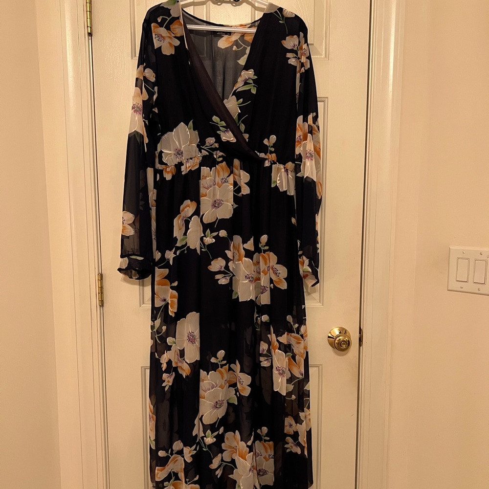 Maxi chiffon dress